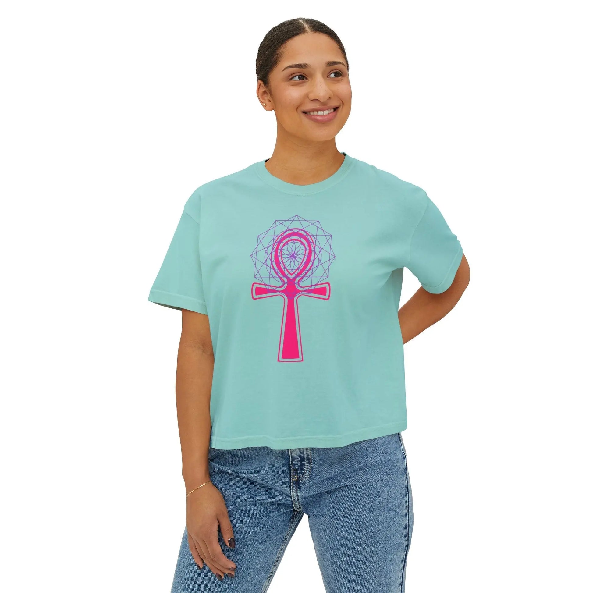 Sacred Sight Boxy Tee Printify