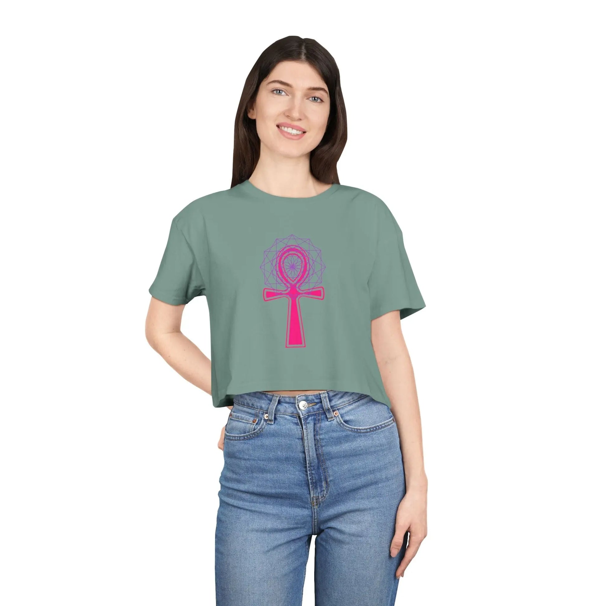 Sacred Sight Crop Tee Printify