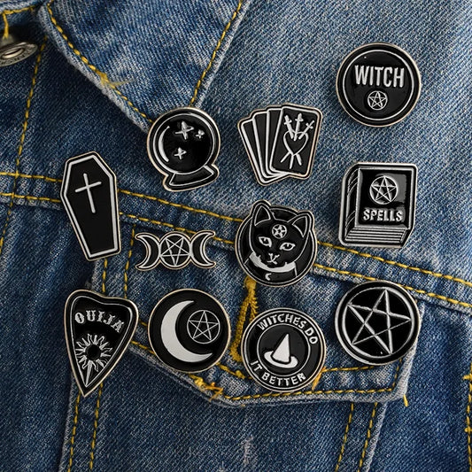 Black Moon Pins Badges