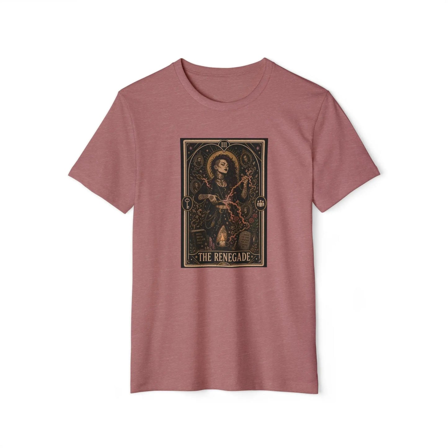 The Renegade Tarot Card Tee: Ritual of Reclamation-Cursebreaker Printify