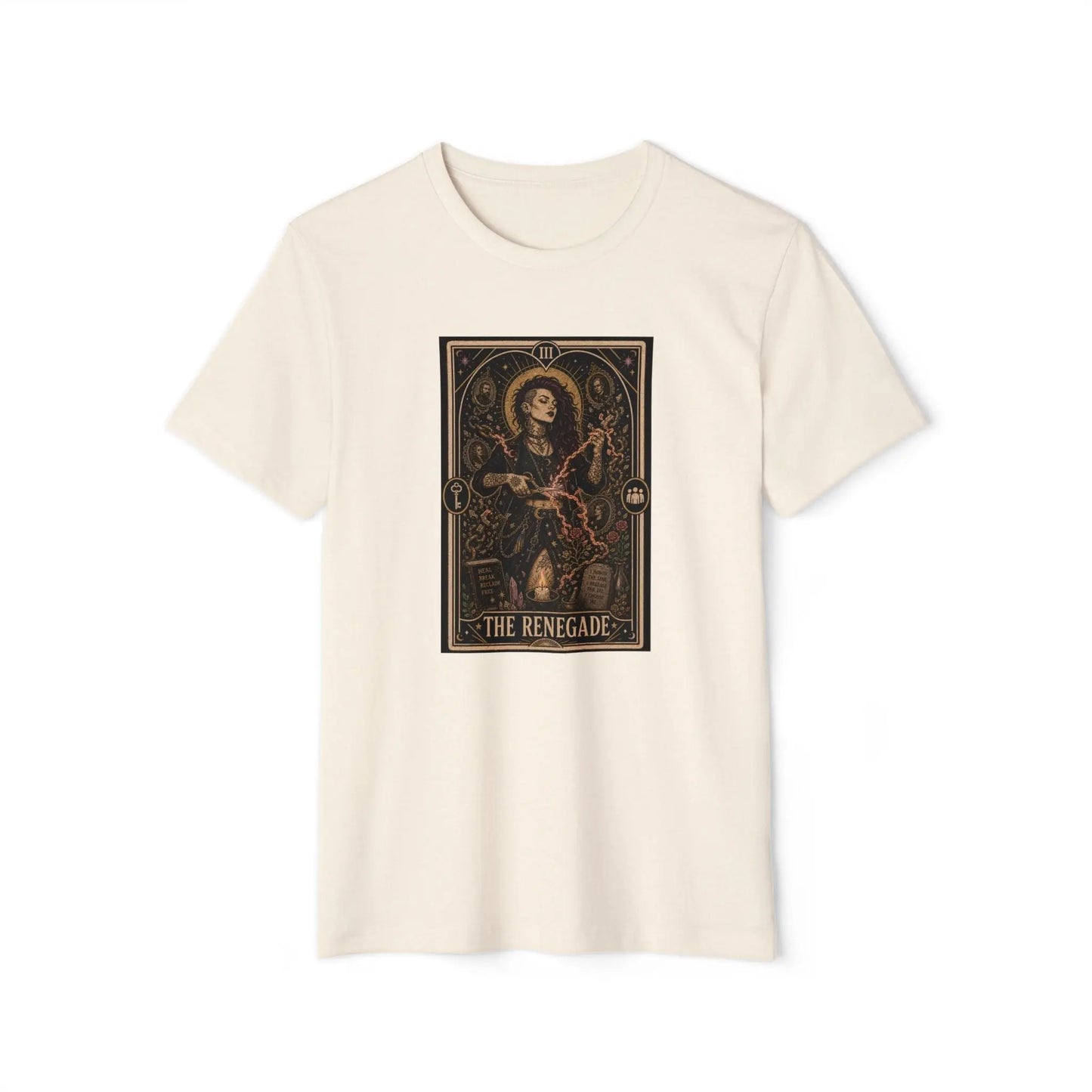 The Renegade Tarot Card Tee: Ritual of Reclamation-Cursebreaker Printify