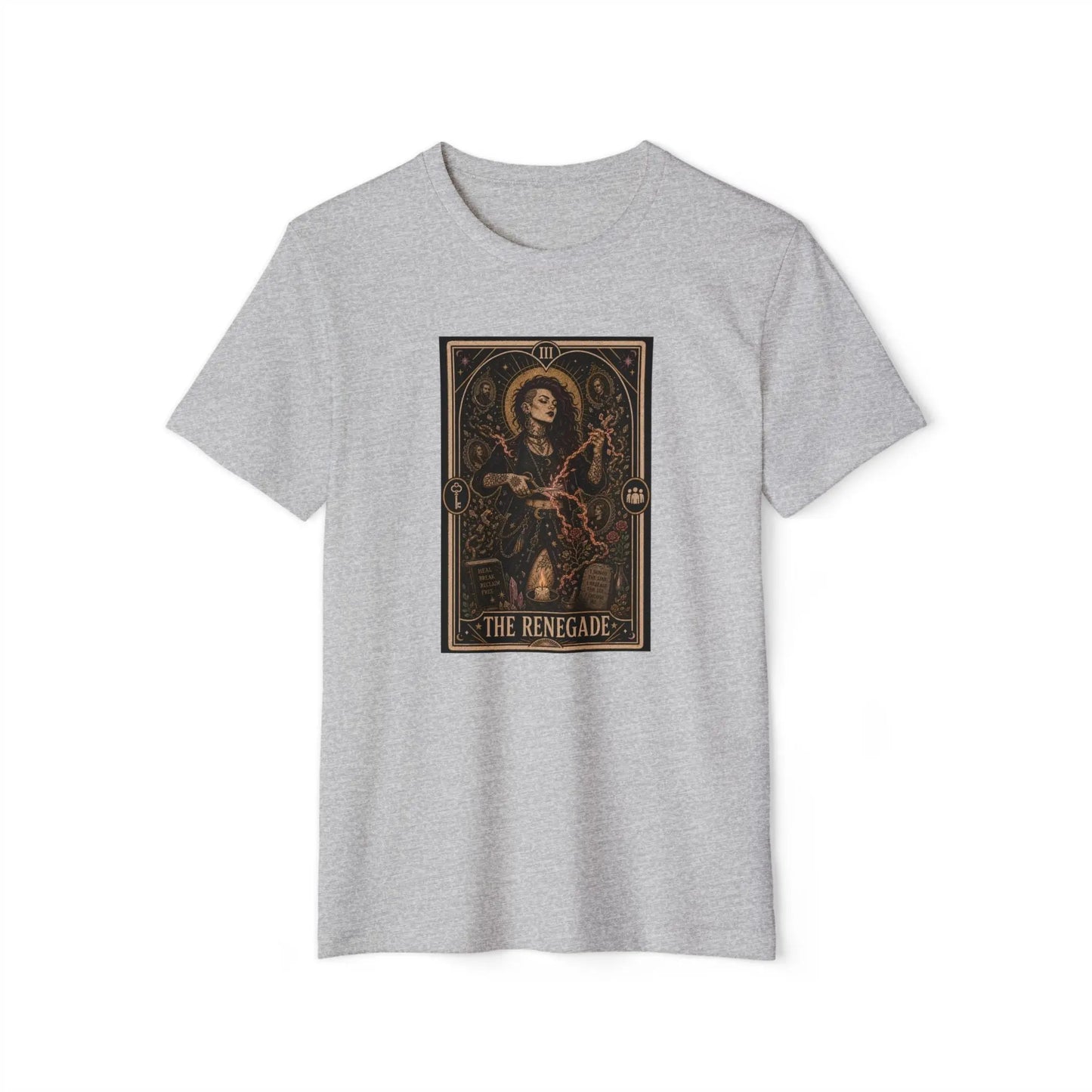 The Renegade Tarot Card Tee: Ritual of Reclamation-Cursebreaker Printify
