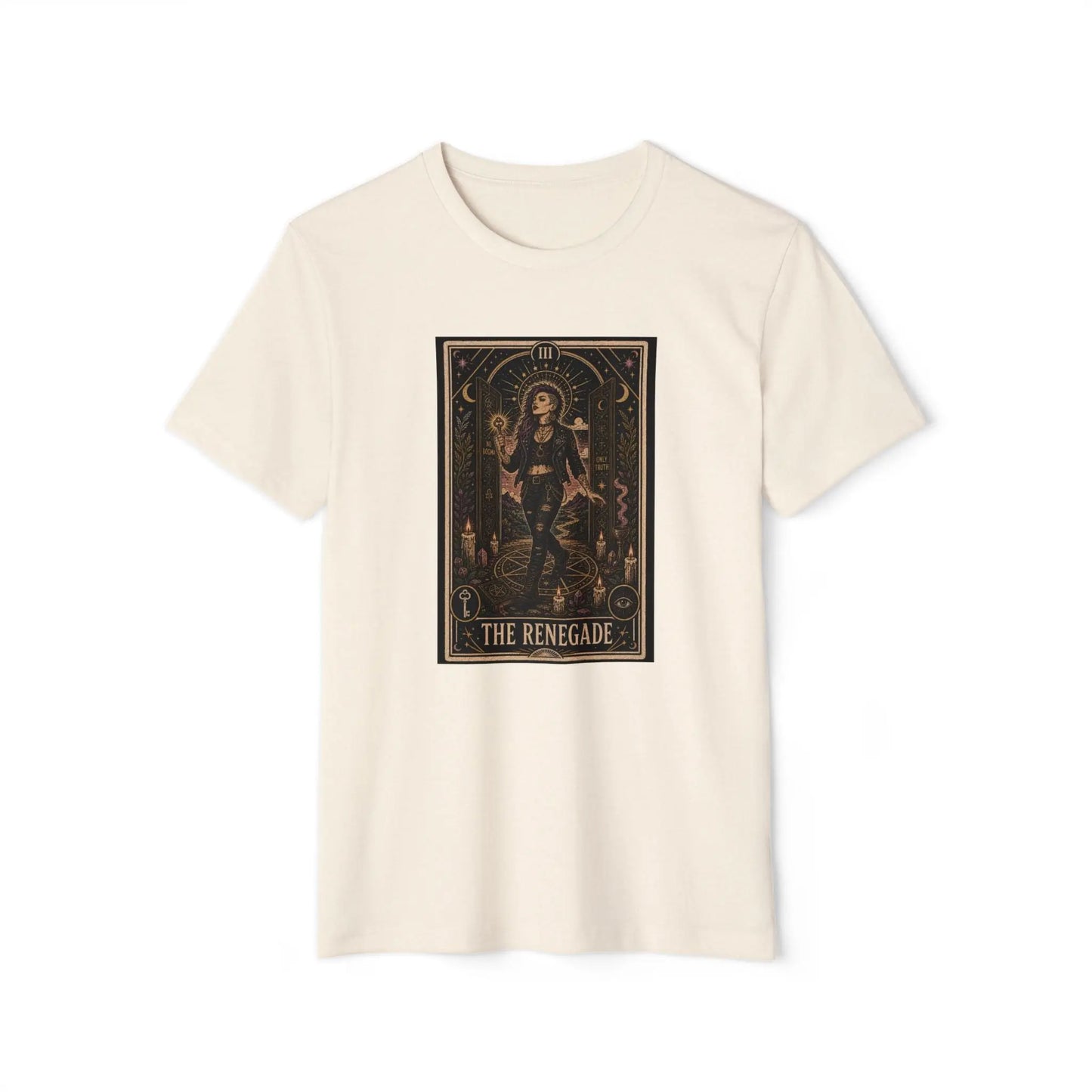 The Renegade Tarot Card Tee: The Ritual of Truth Printify