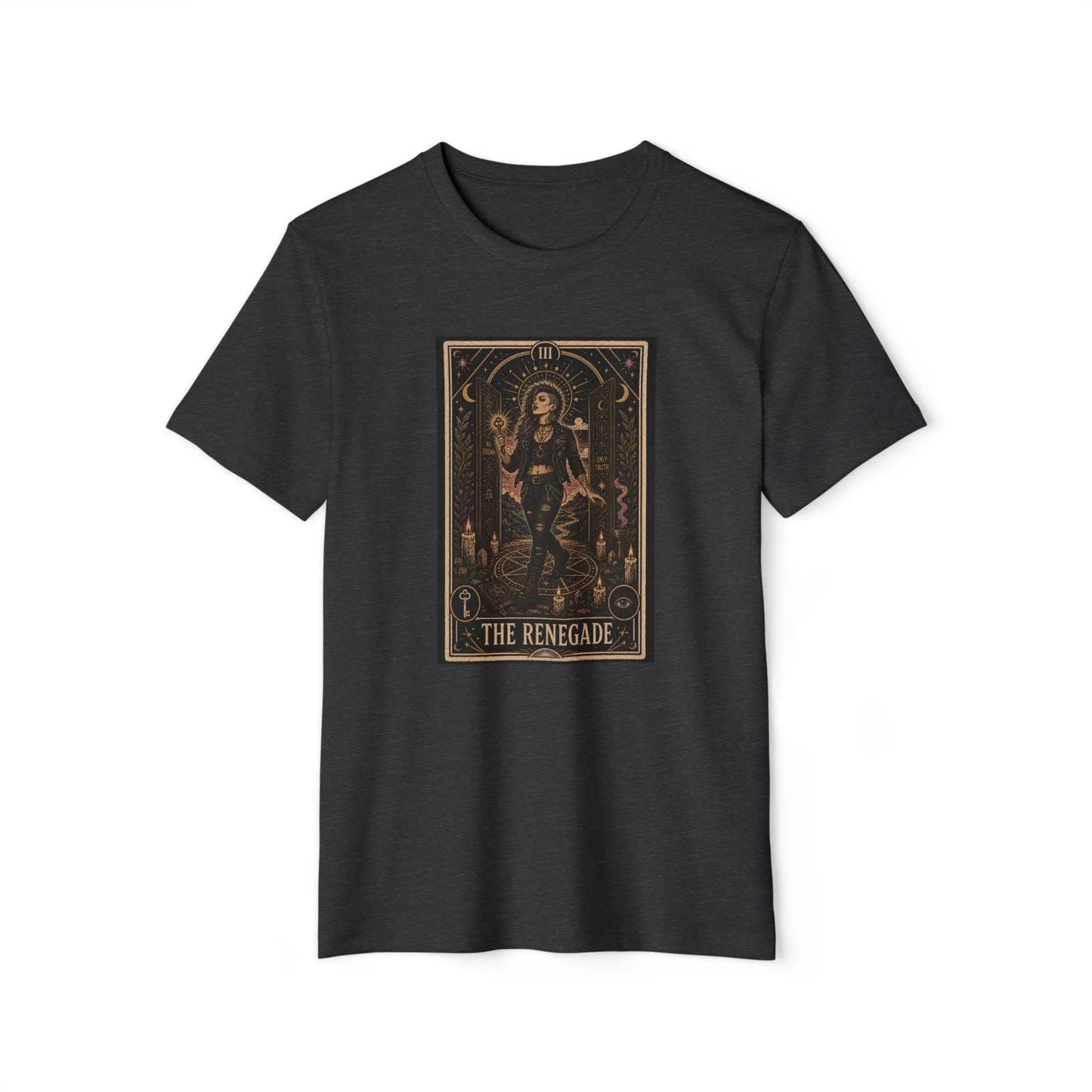 The Renegade Tarot Card Tee: The Ritual of Truth Printify