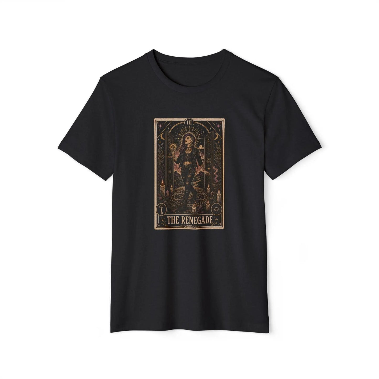 The Renegade Tarot Card Tee: The Ritual of Truth Printify