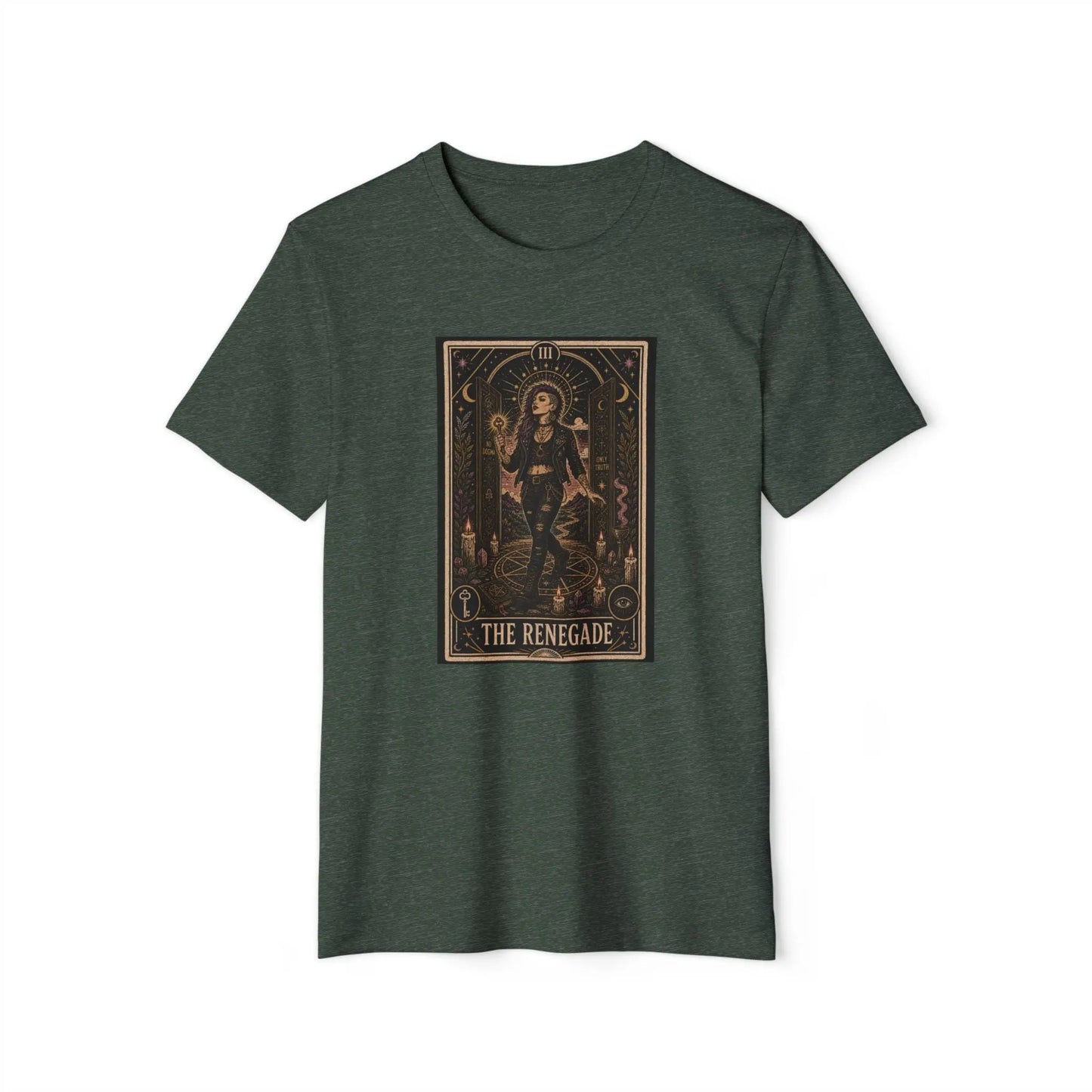 The Renegade Tarot Card Tee: The Ritual of Truth Printify