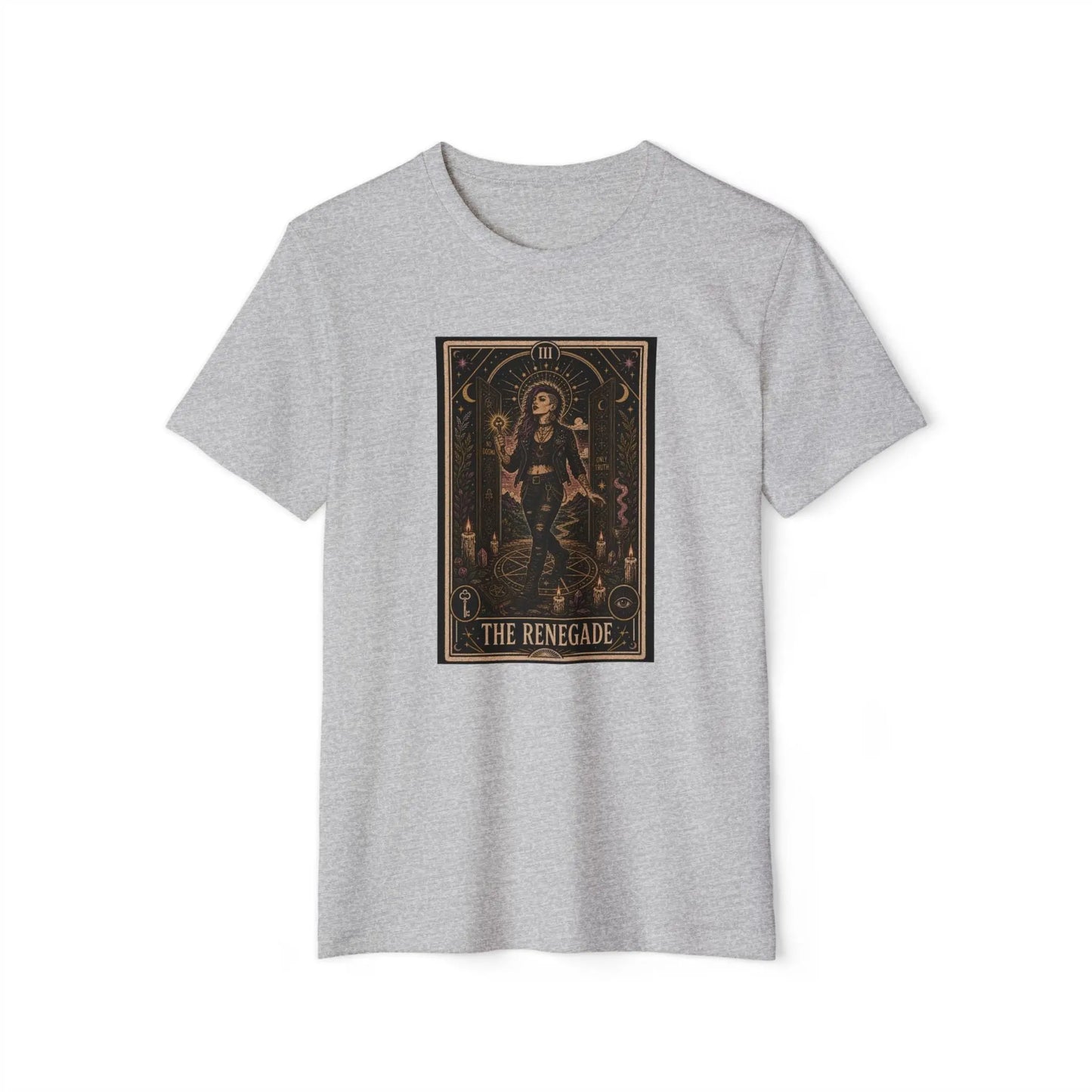 The Renegade Tarot Card Tee: The Ritual of Truth Printify