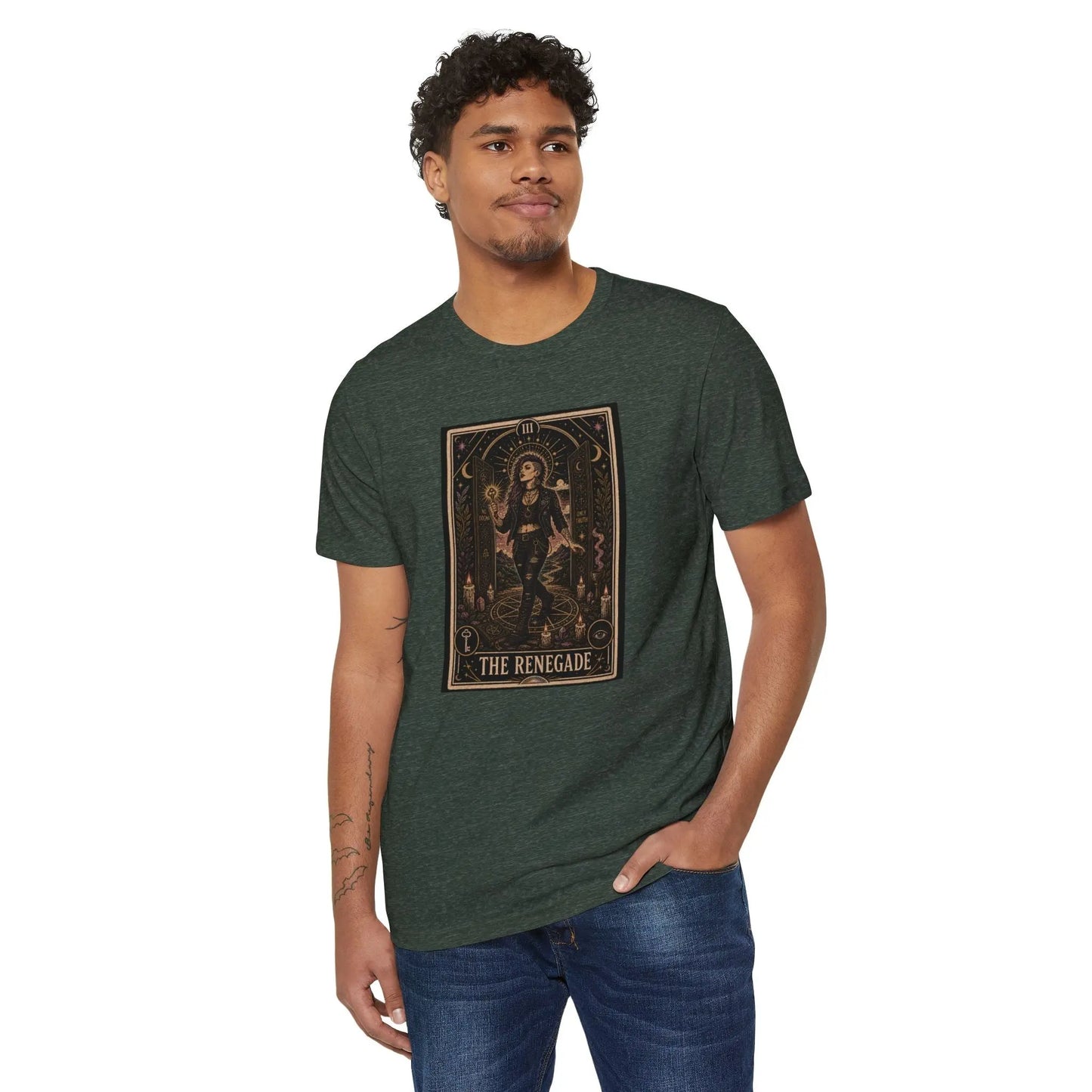 The Renegade Tarot Card Tee: The Ritual of Truth Printify
