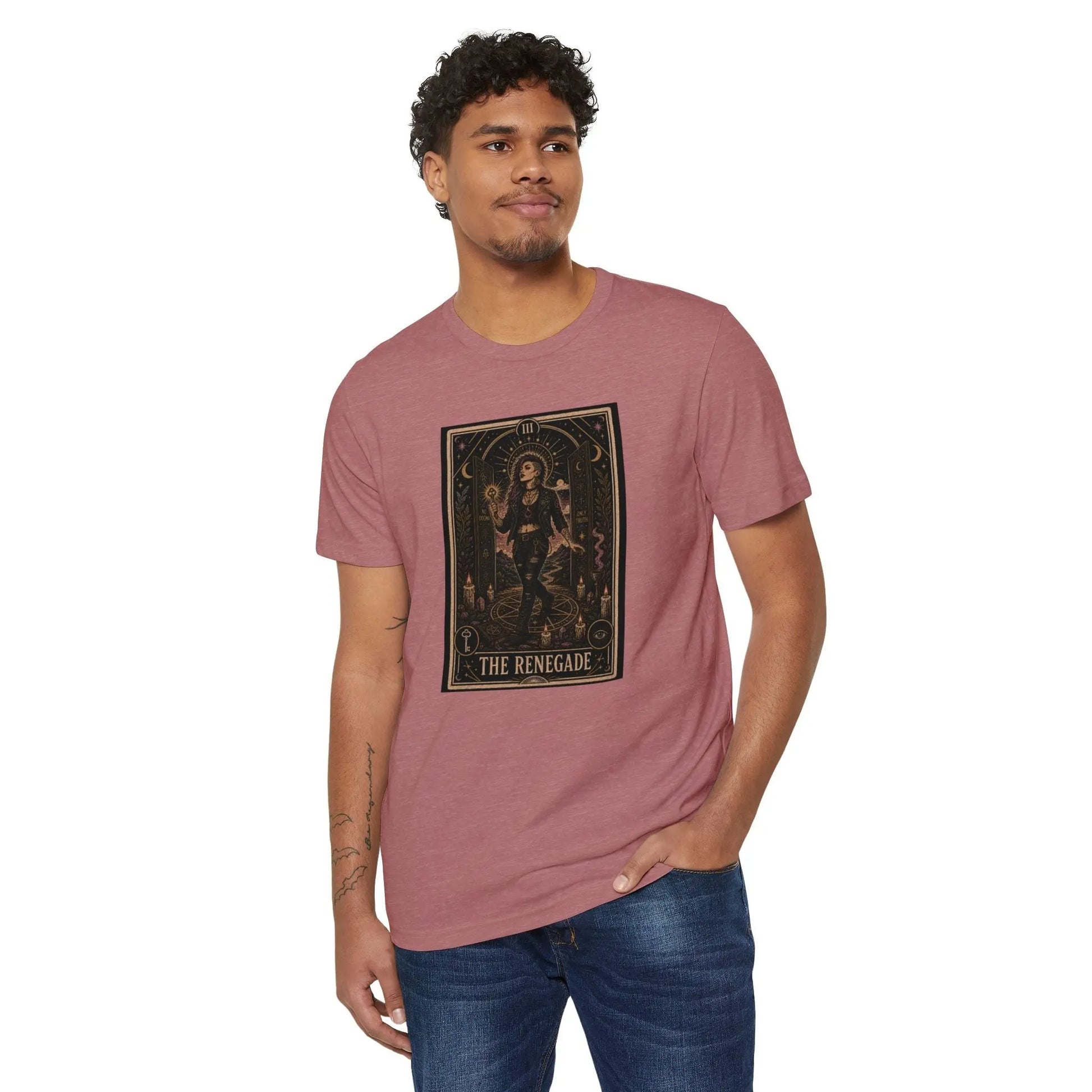 The Renegade Tarot Card Tee: The Ritual of Truth Printify