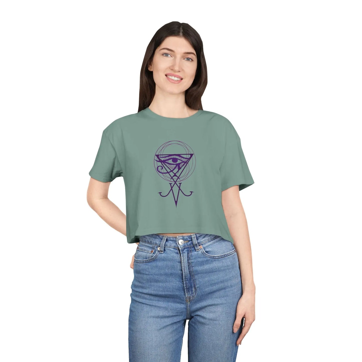 Veil Lifter Crop Tee Printify