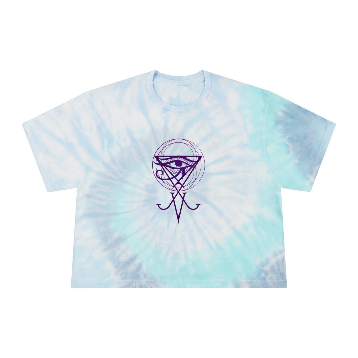 Veil Lifter Tie-Dye Crop Tee Printify