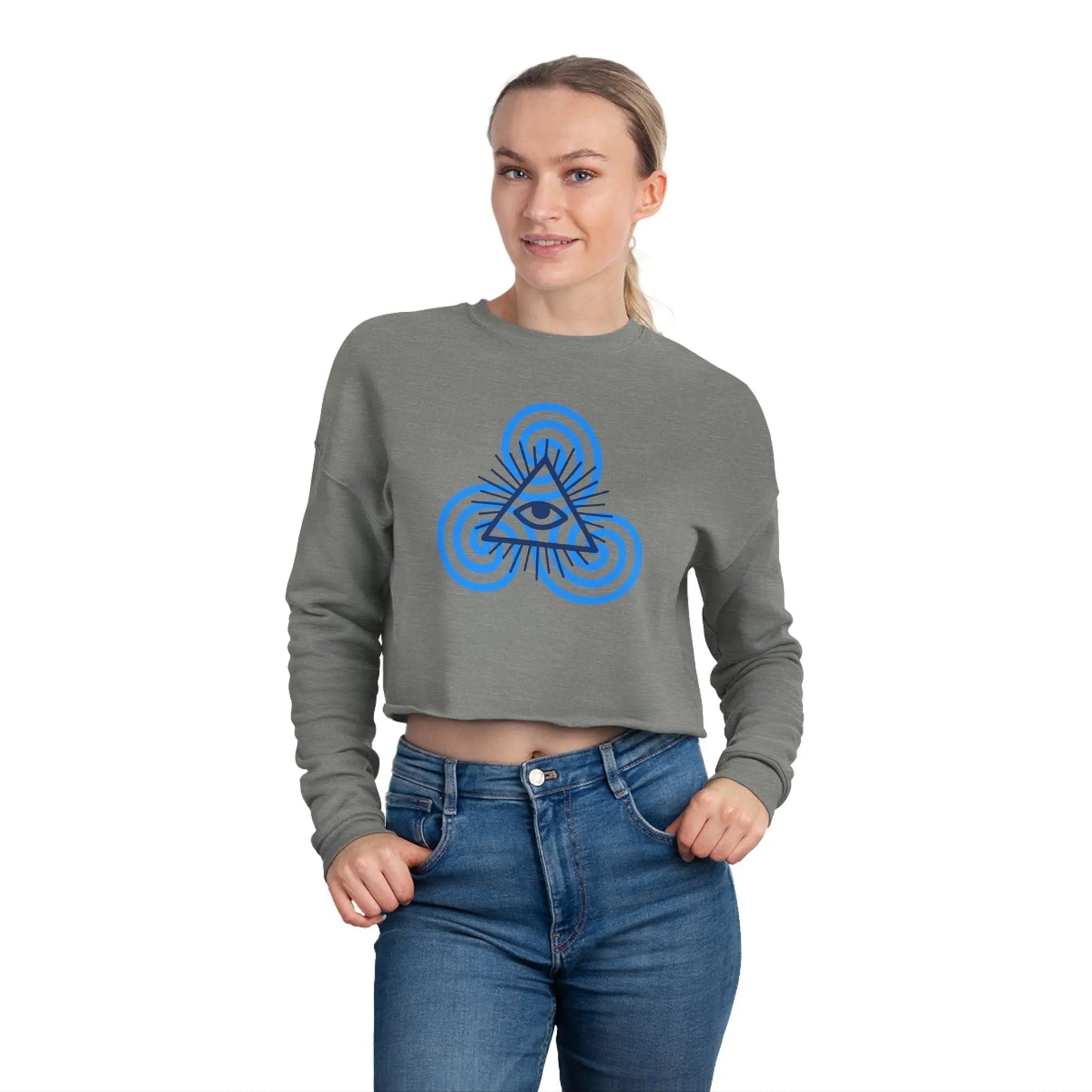 Voice of Truth Cropped Sweatshirt Printify