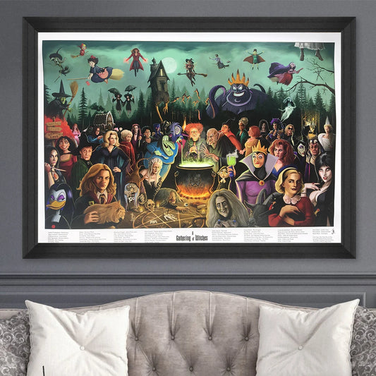 Witches Party Canvas Art Print