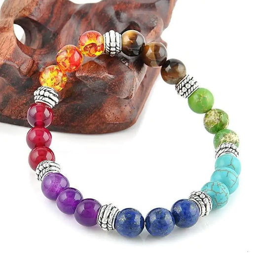 Natural Crystal Healing Anxiety Bracelet