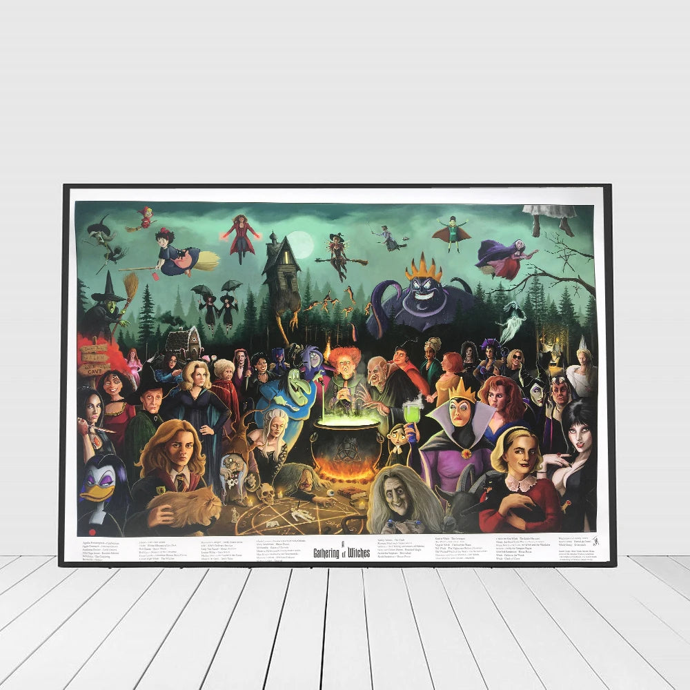 Witches Party Canvas Art Print