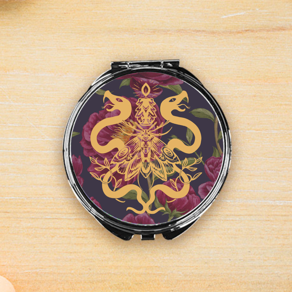 Symbols Compact Mirror Round