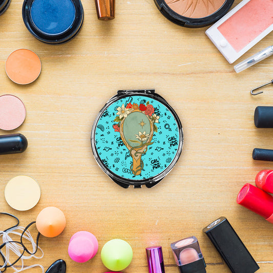 Vanity Compact Mirror Round