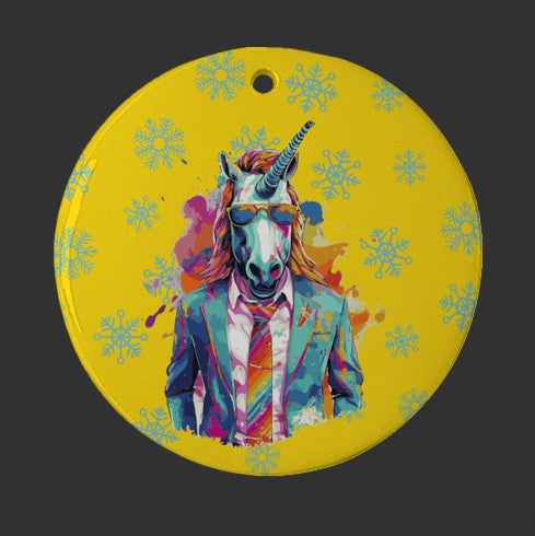 Dashing Dream Unicorn Ornament