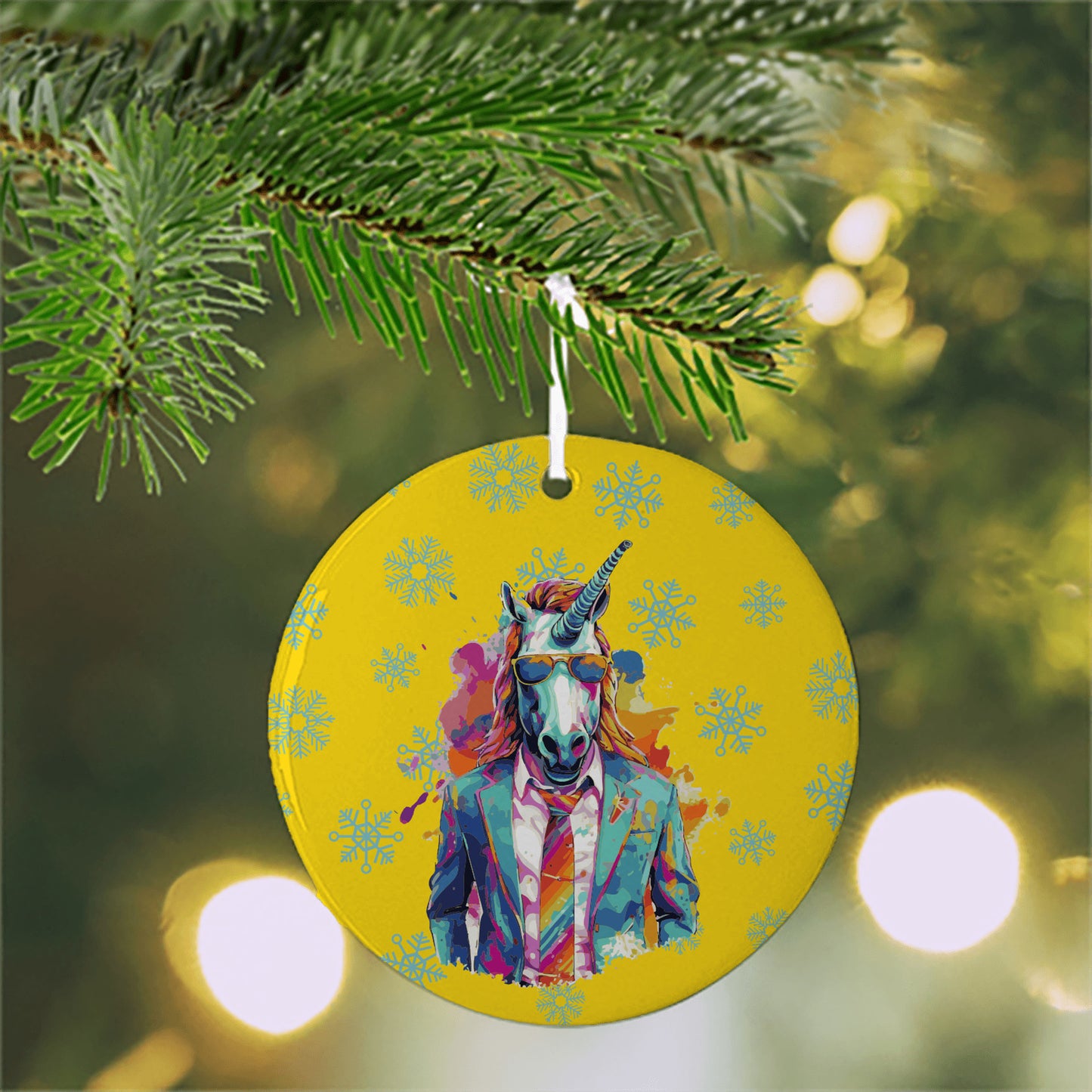 Dashing Dream Unicorn Ornament